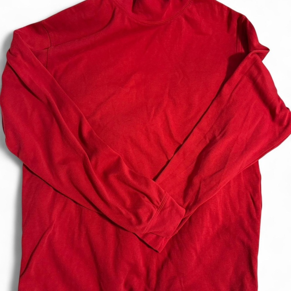 L.L. Bean Bold Red Long Sleeve Tee